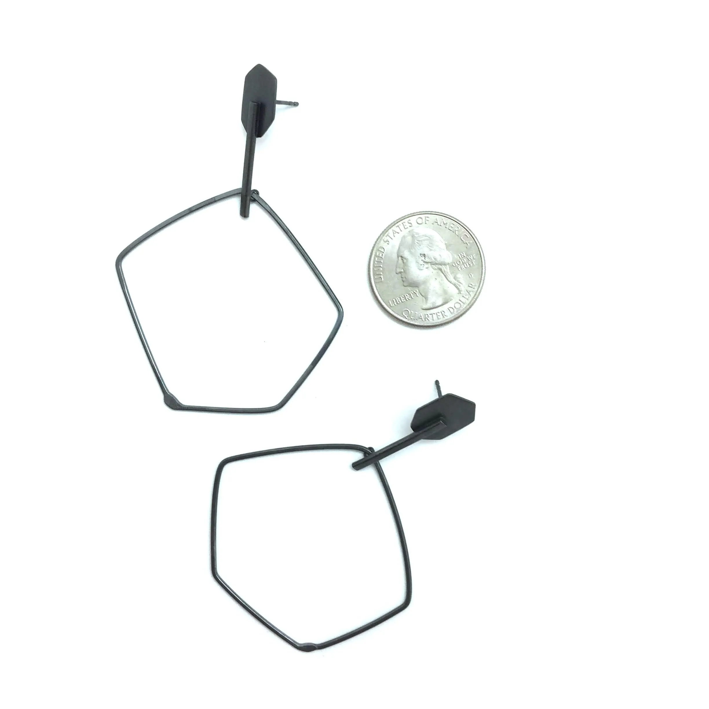 Open Pebble Earrings