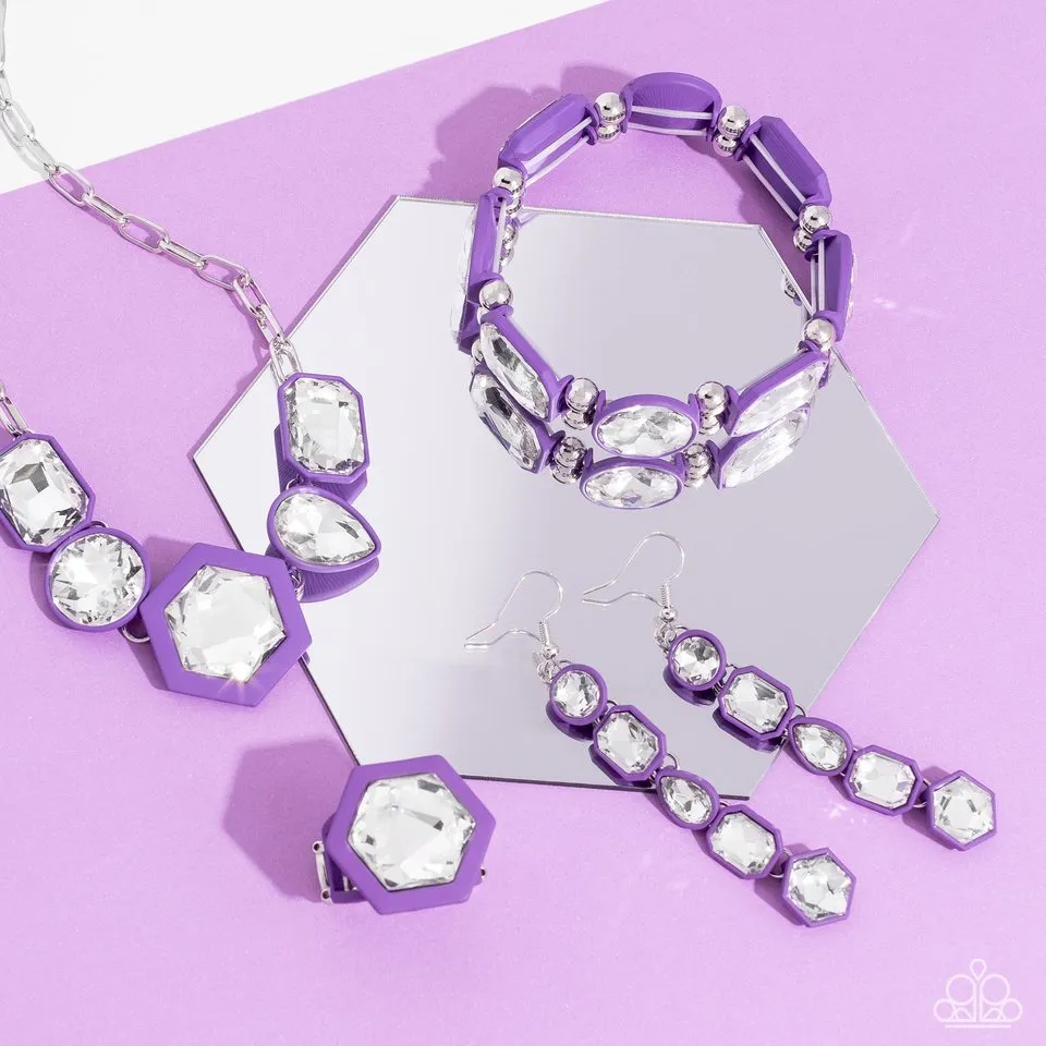 Paparazzi Bracelet ~ Transforming Taste - Purple
