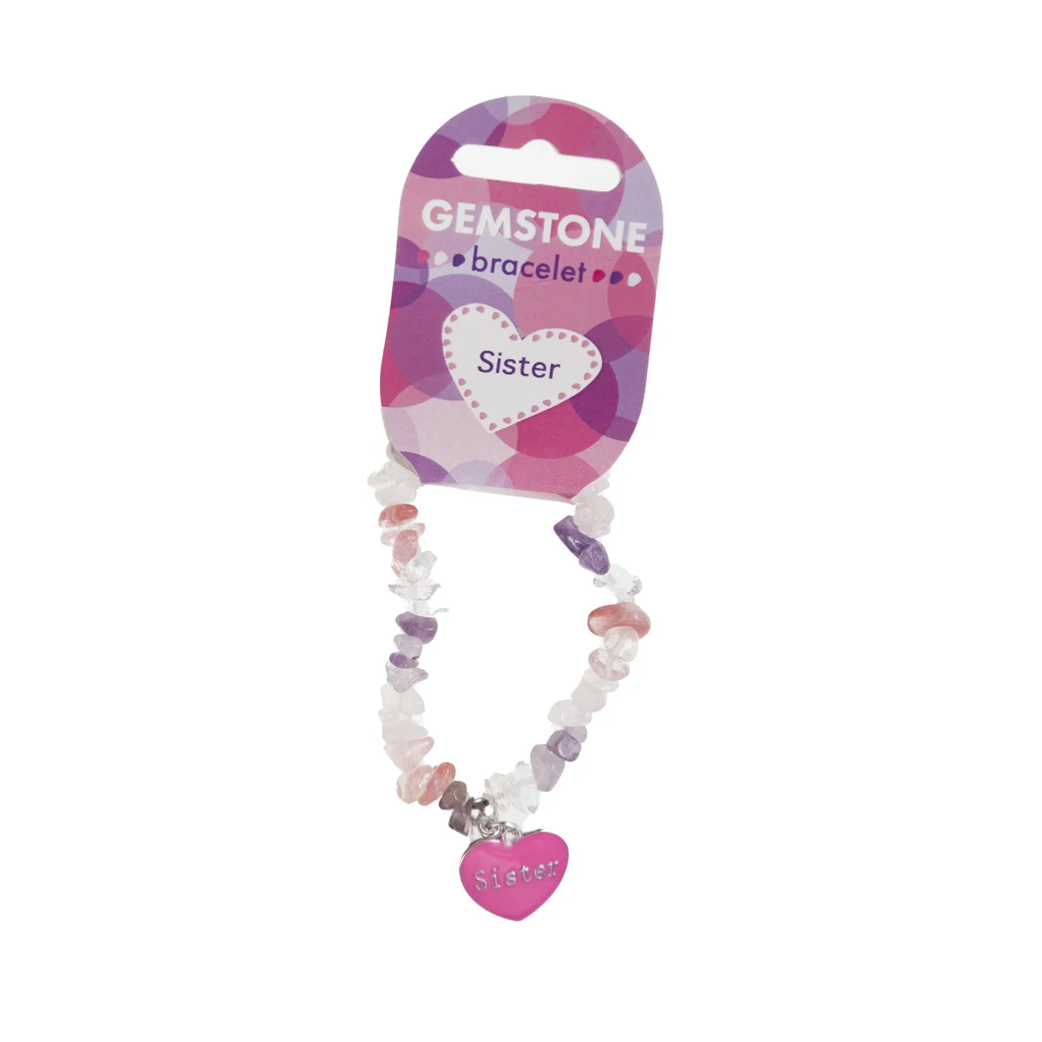 PINK GEMSTONE BRACELET SISTER