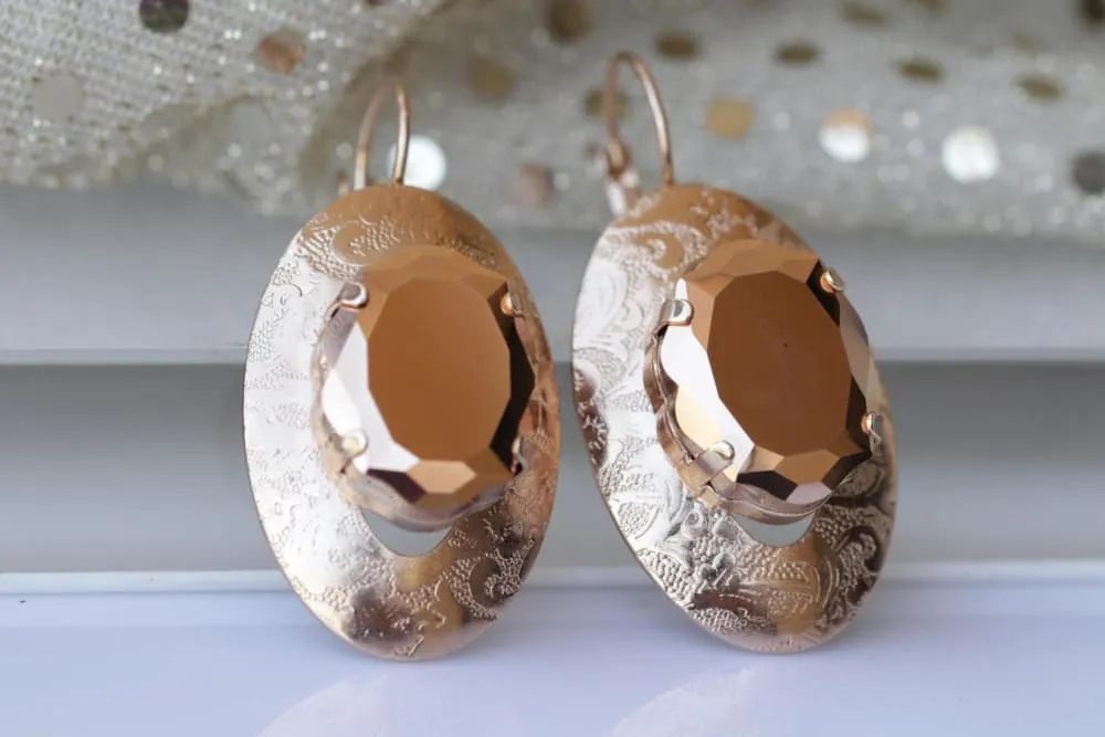 ROSE GOLD LEVERBACKS
