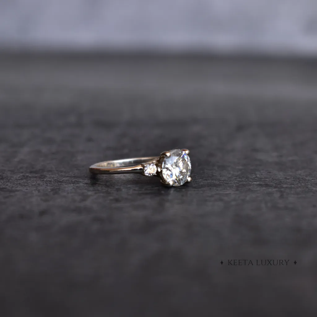 Stacker Delight - Moissanite Ring