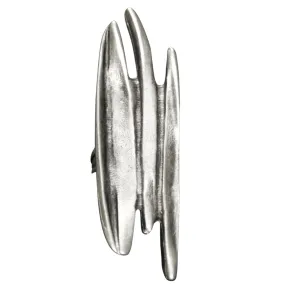 Turkish Spike Pewter Adjustable Cocktail Ring