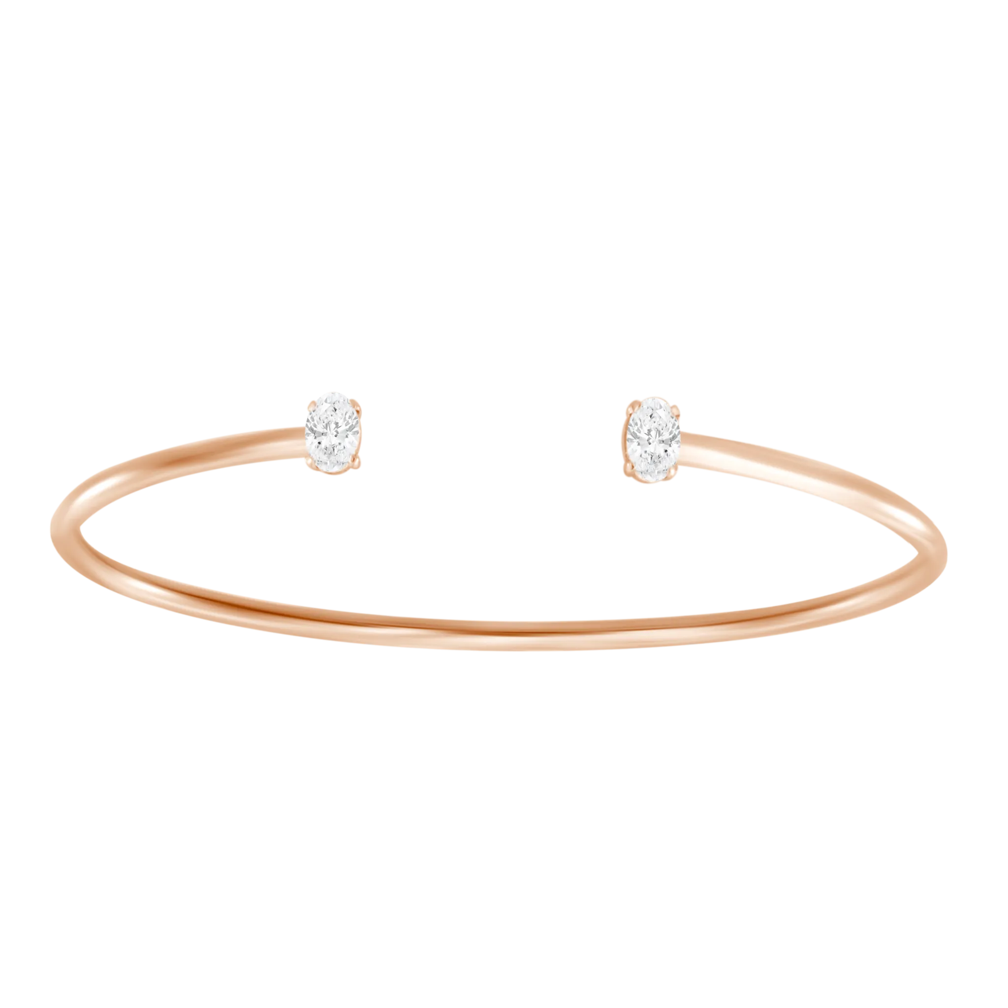 Two Diamonds Cuff Bangle