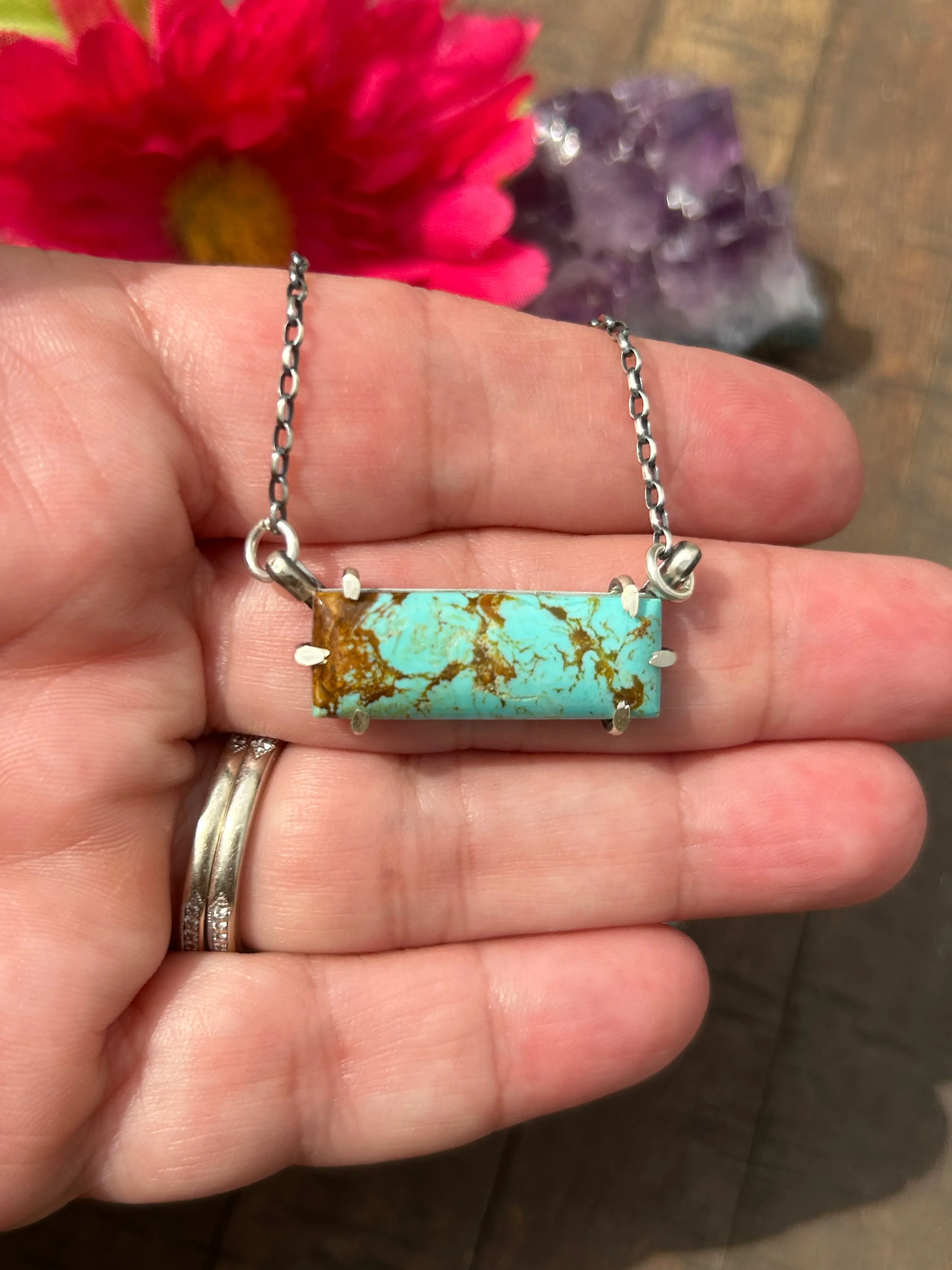 Waterproof Kingman Bar Necklace #19