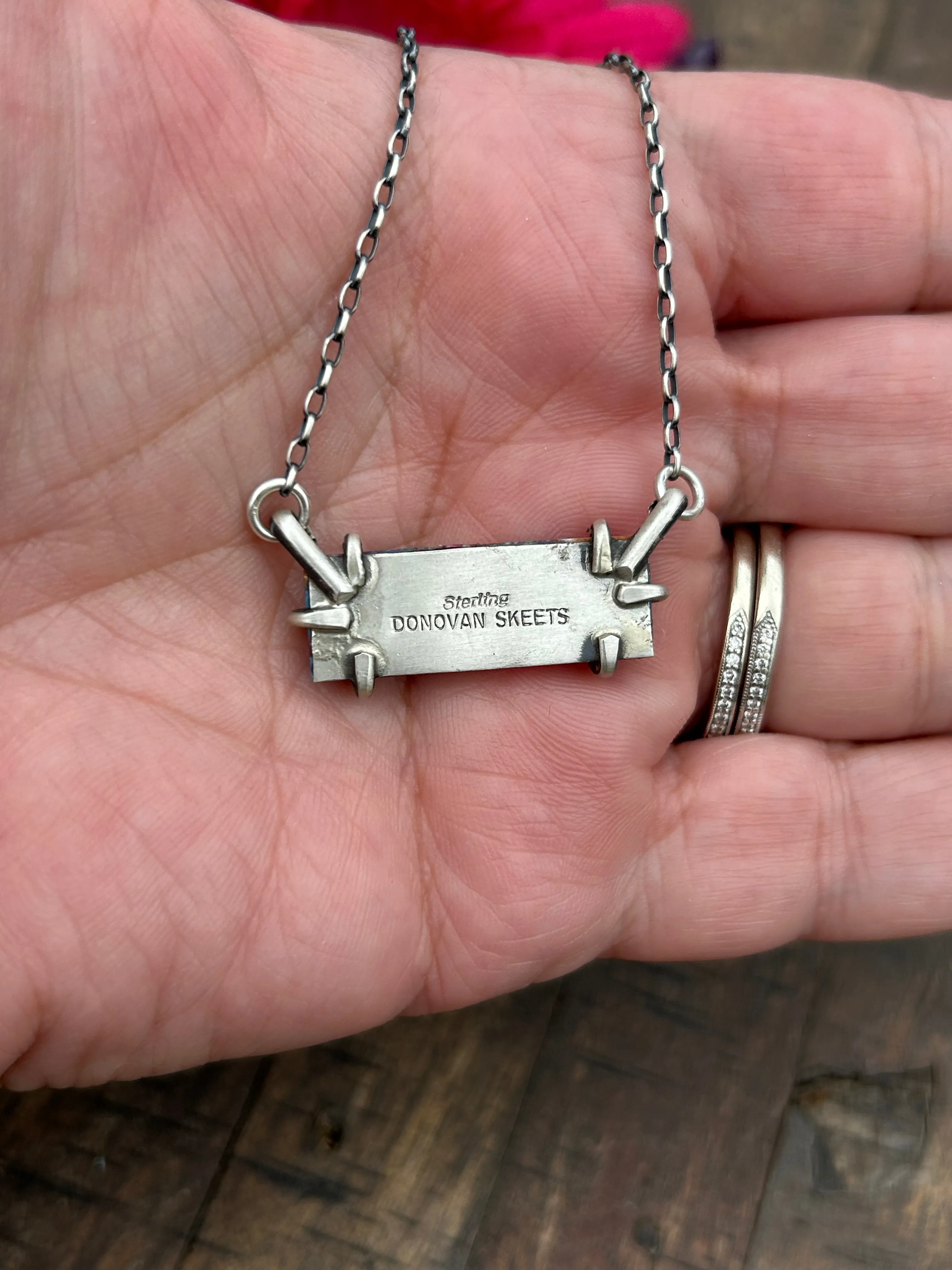 Waterproof Kingman Bar Necklace #19