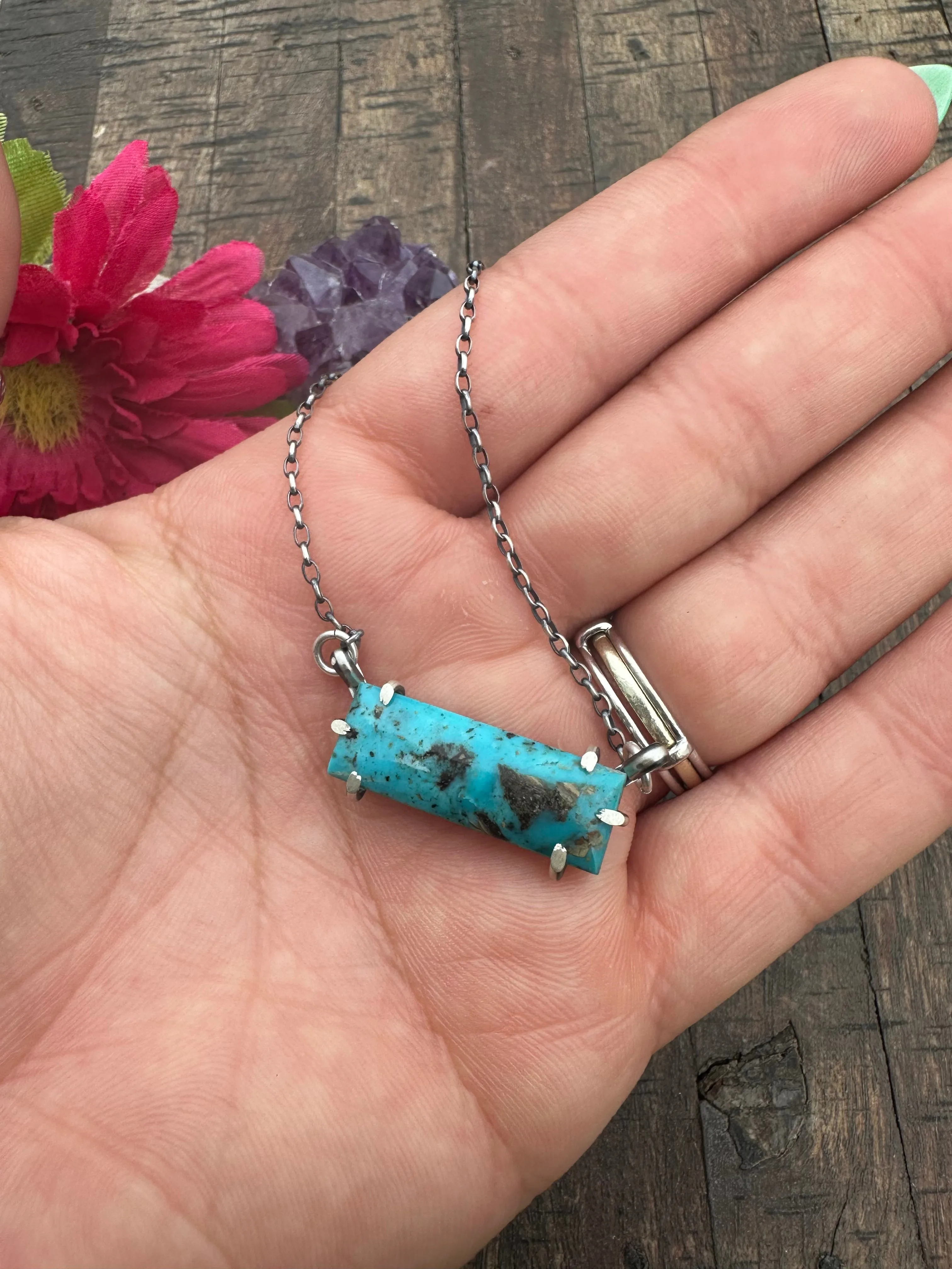 Waterproof Kingman Bar Necklace #50