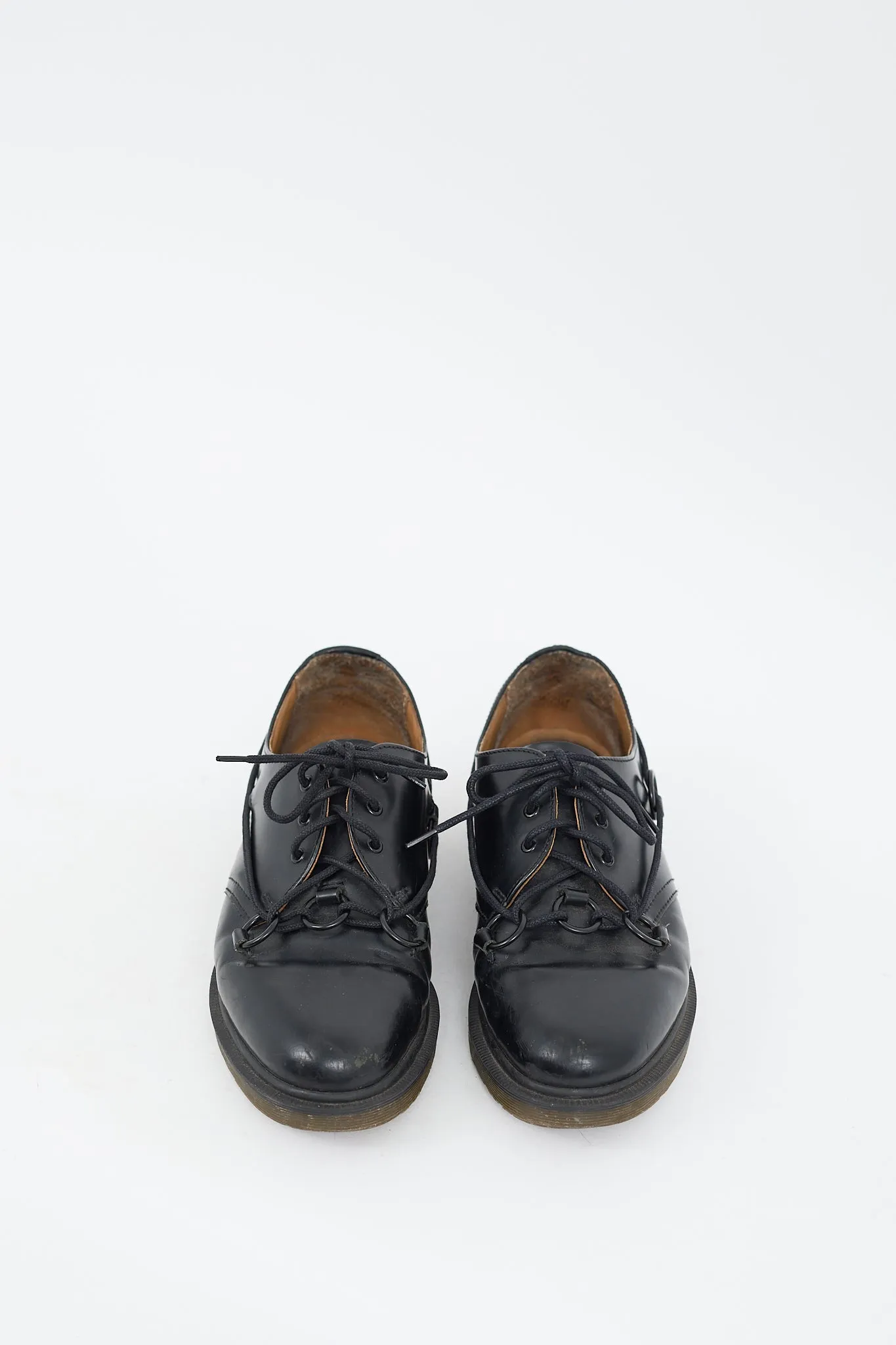 X Dr. Martens Black Leather 1461 Ring Derby